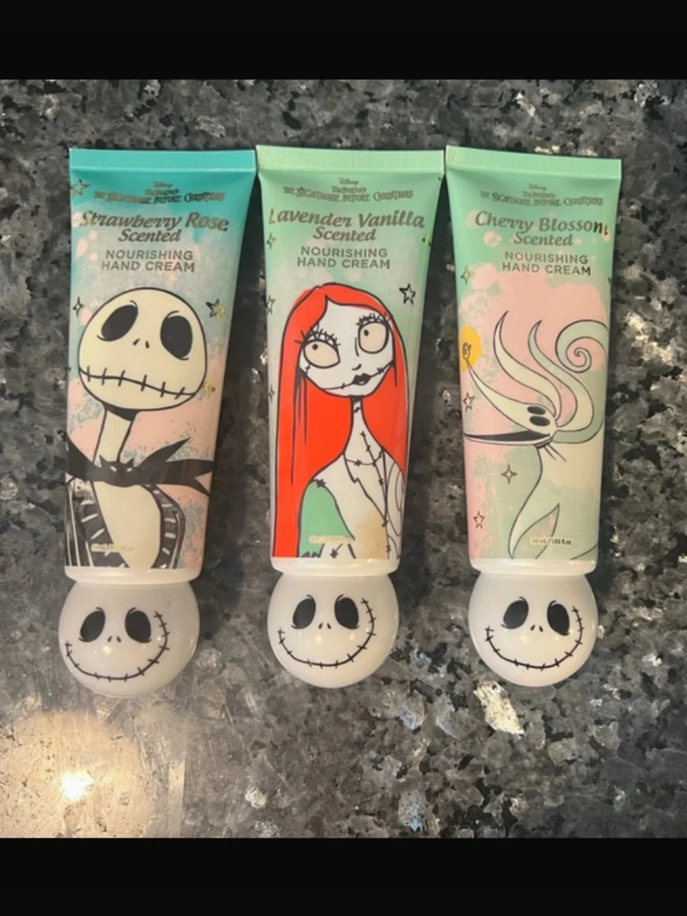 Disney Nightmare Before Christmas Hand Cream 3 Tubes New